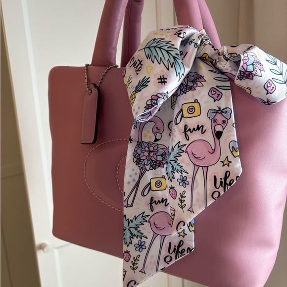Coach Pink Pillow Tote Excellent condition NWOT - Picture 9 of 10